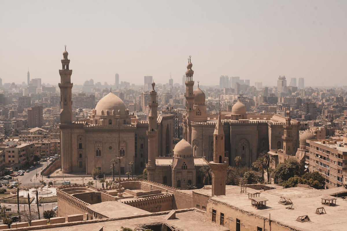 Lukisan Pemandangan Masjid Kairo Lukisan Minyak